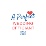 A Perfect Wedding Officiant logo, established 2008